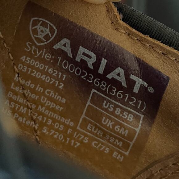 NWT Women's 8.5B ARIAT Black Leather Performance Steel Toe Safety Work Boot Clog - Picture 11 of 12